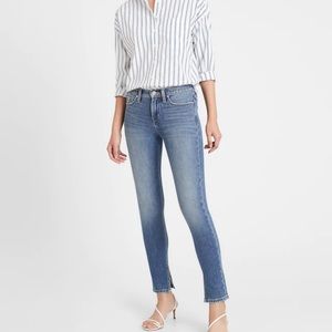 Banana Republic Mid-Rise Skinny Jean w/ Split Hem